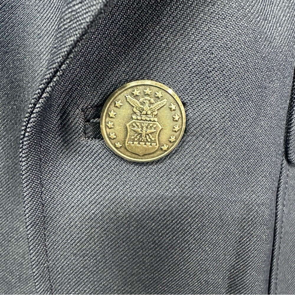 American Military Style Dress Jacket Men’s Navy Blue USA Ceremonial Coat - Picture 3 of 8